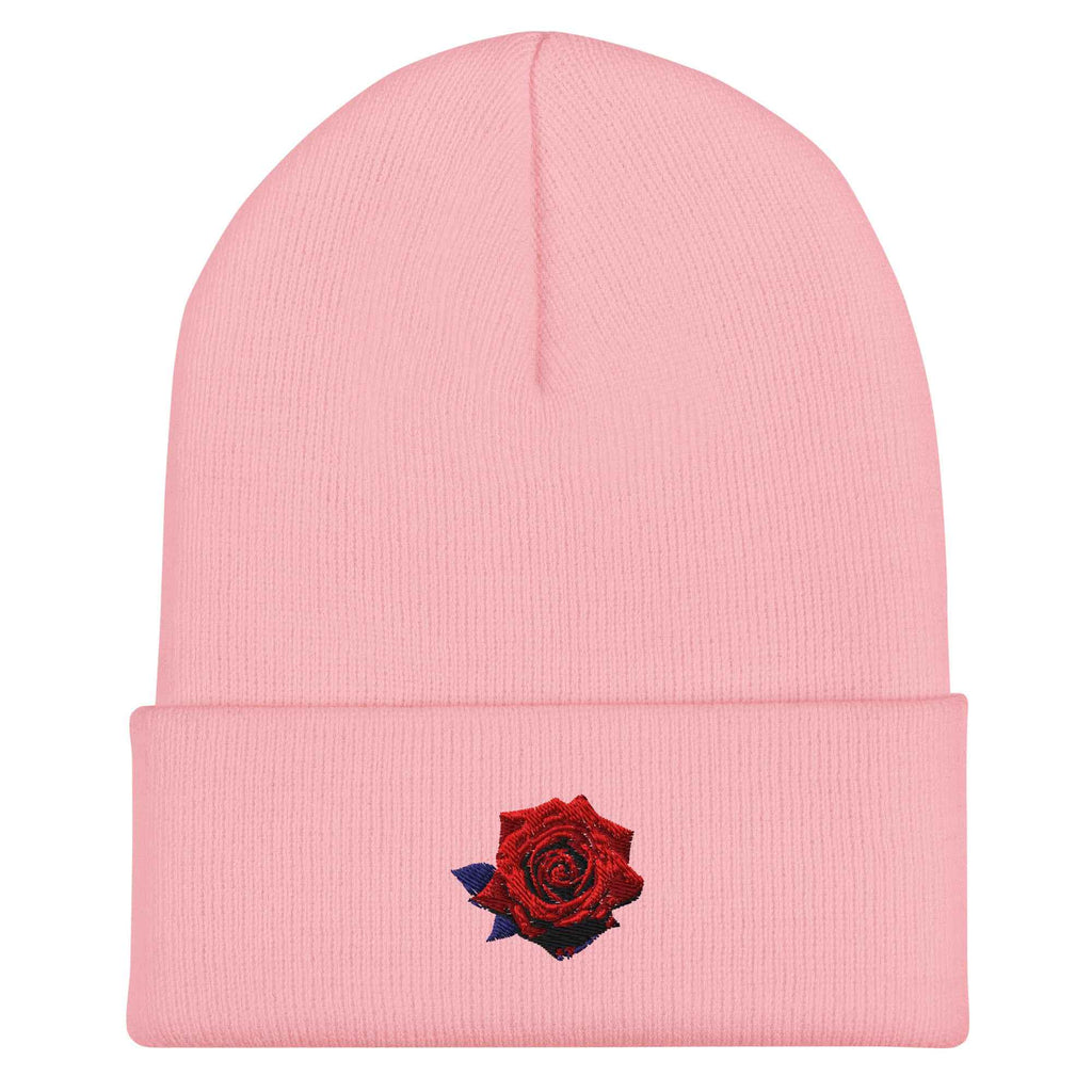 NJ Clothing - Embroidered Rose Toque