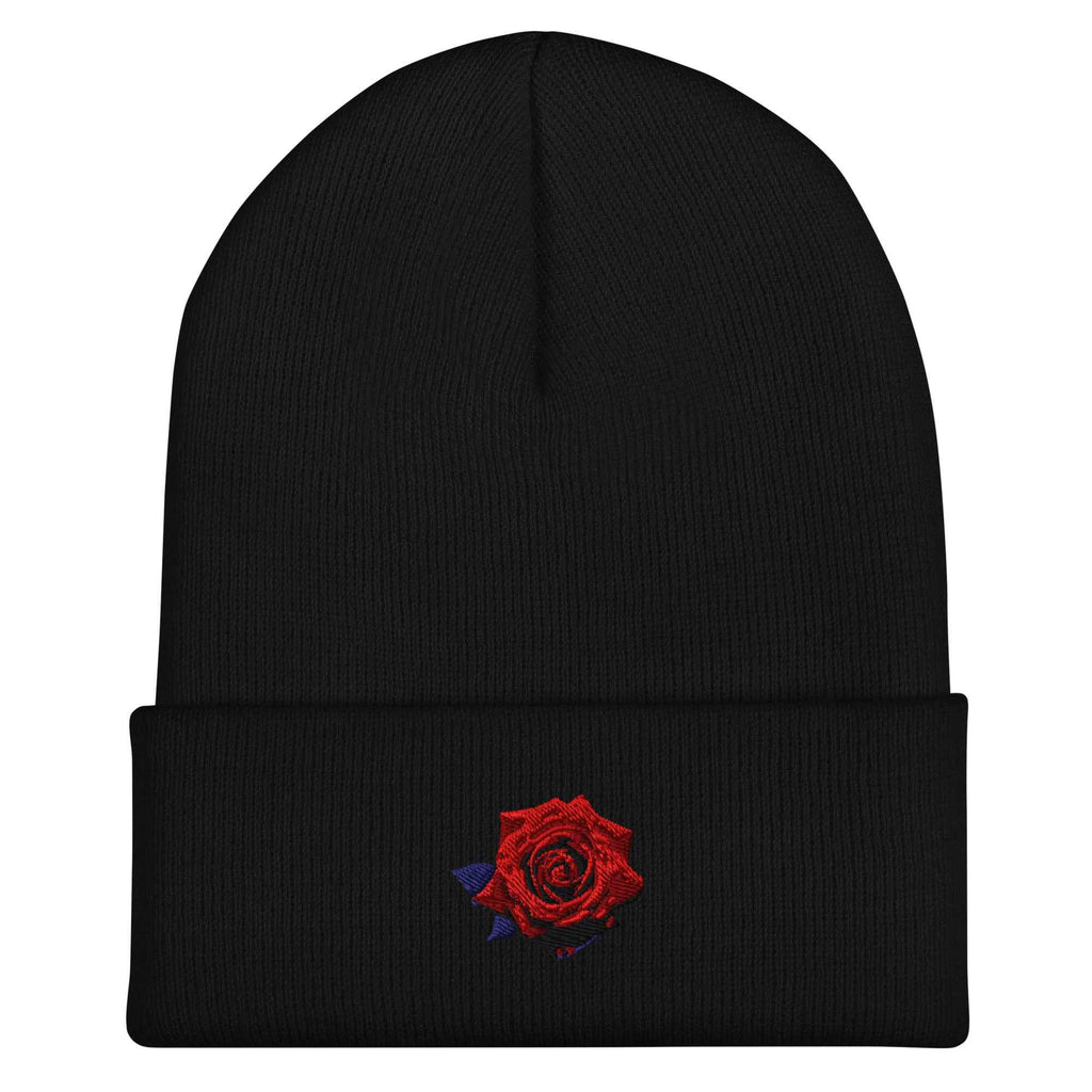 NJ Clothing - Embroidered Rose Toque
