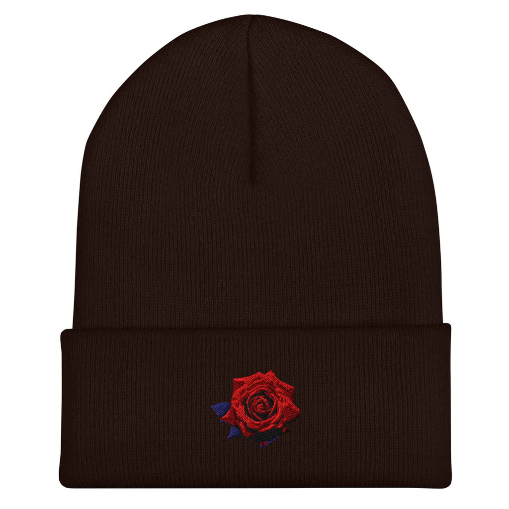 NJ Clothing - Embroidered Rose Toque