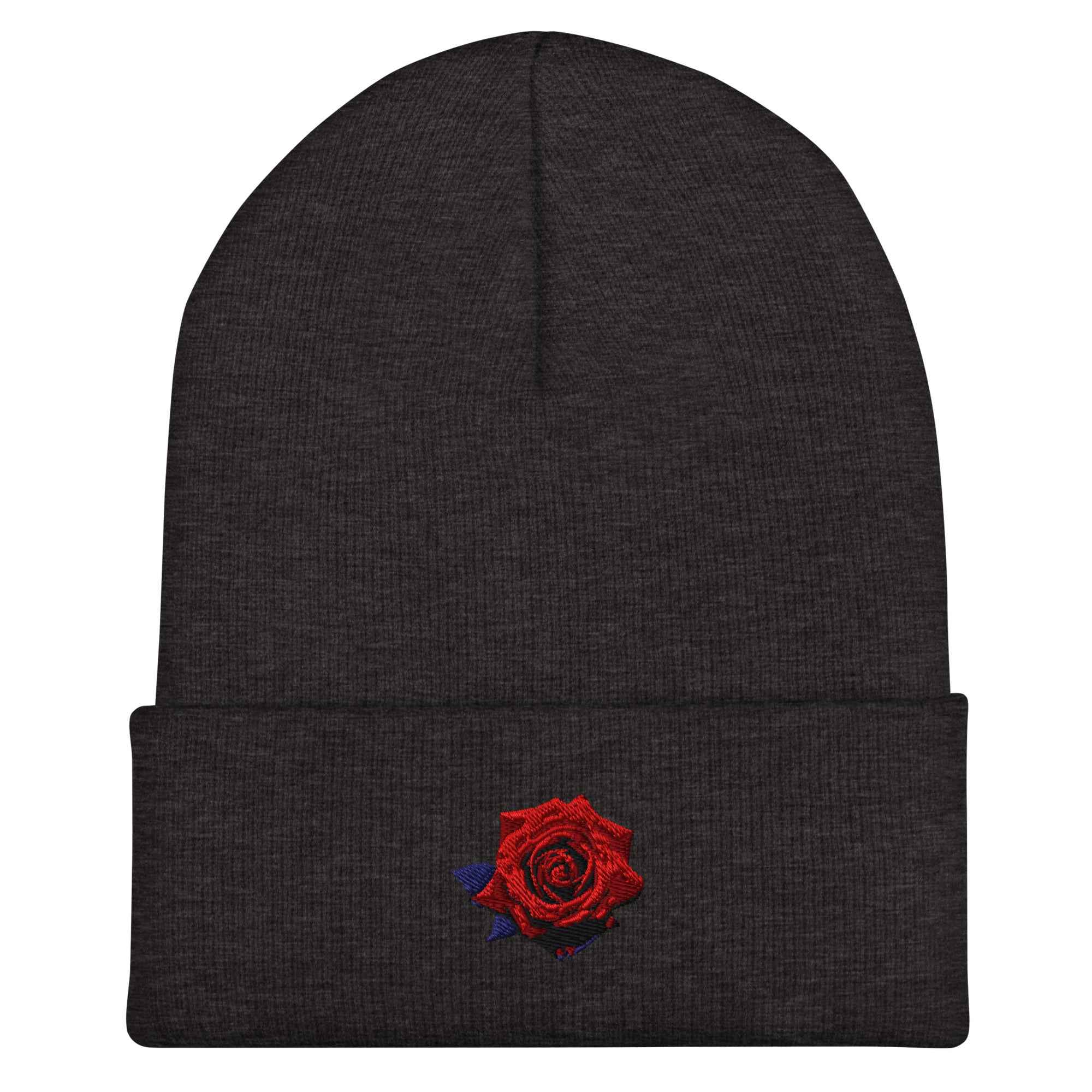 NJ Clothing - Embroidered Rose Toque
