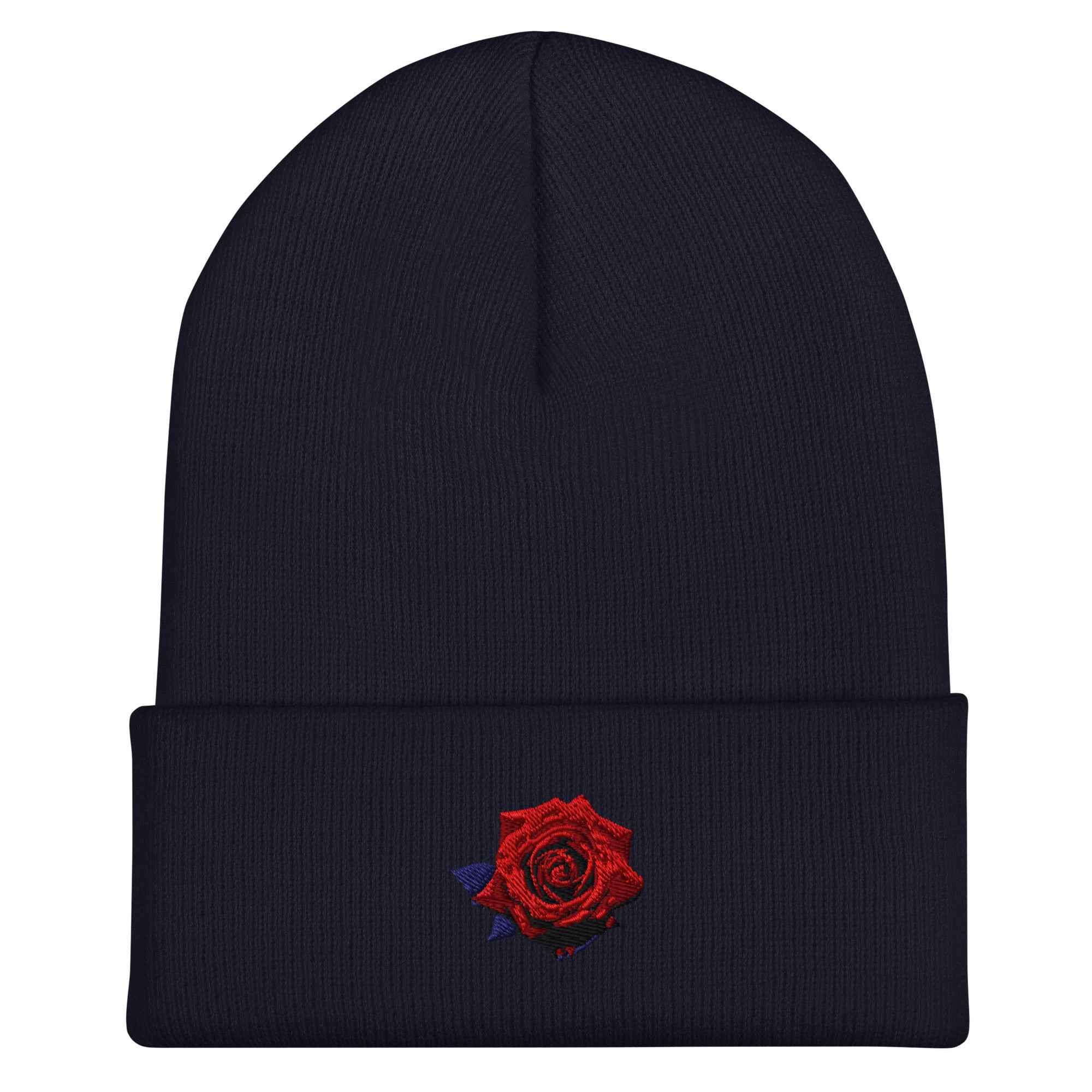 NJ Clothing - Embroidered Rose Toque