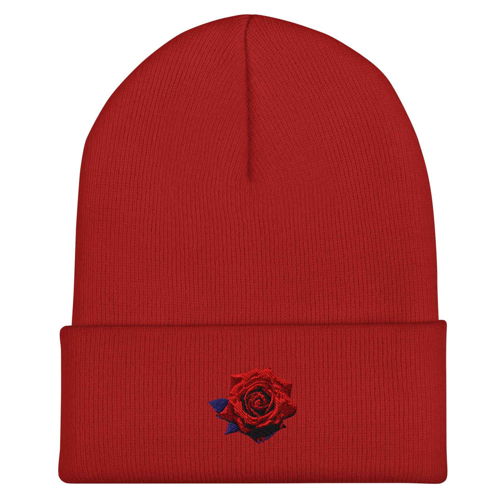 NJ Clothing - Embroidered Rose Toque
