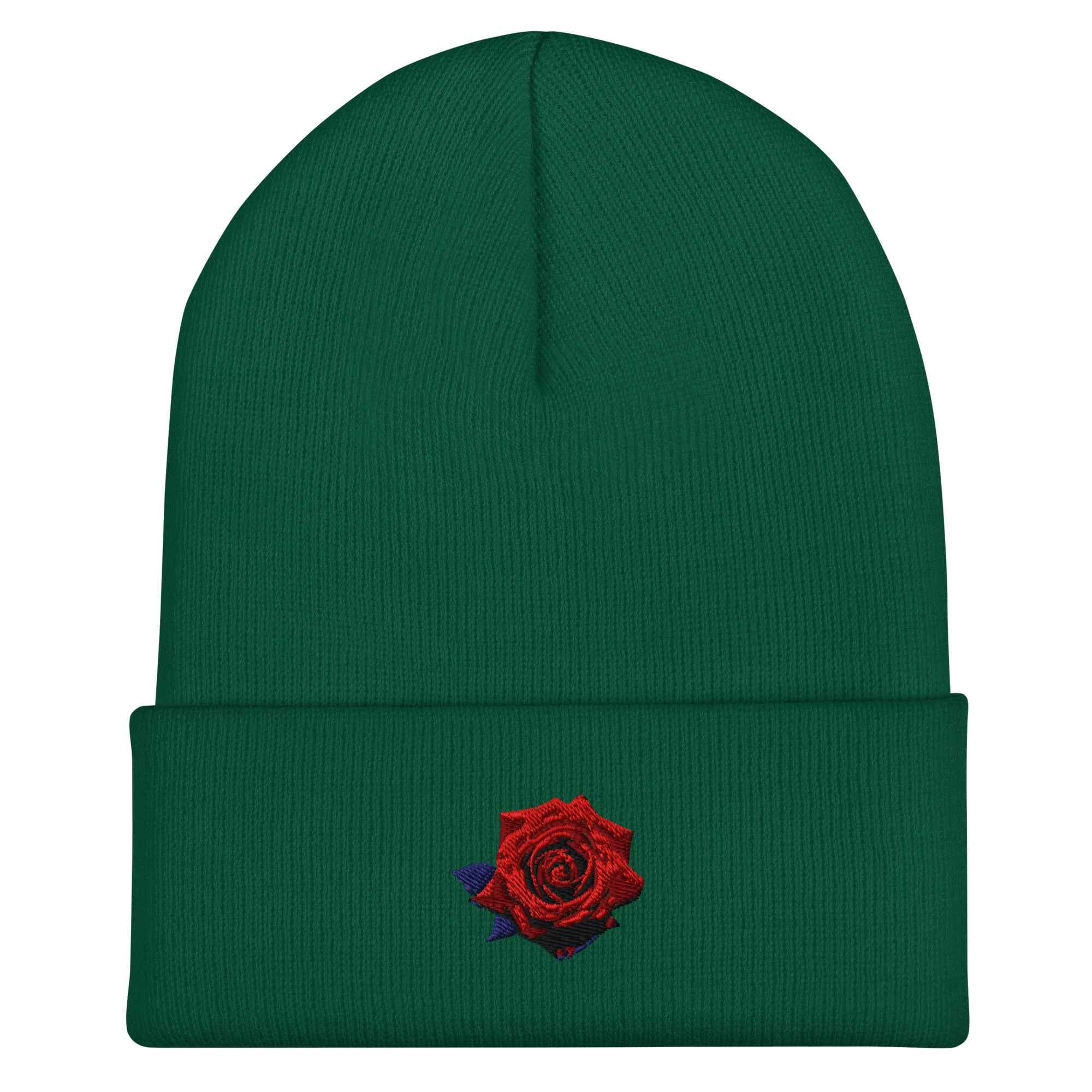 NJ Clothing - Embroidered Rose Toque