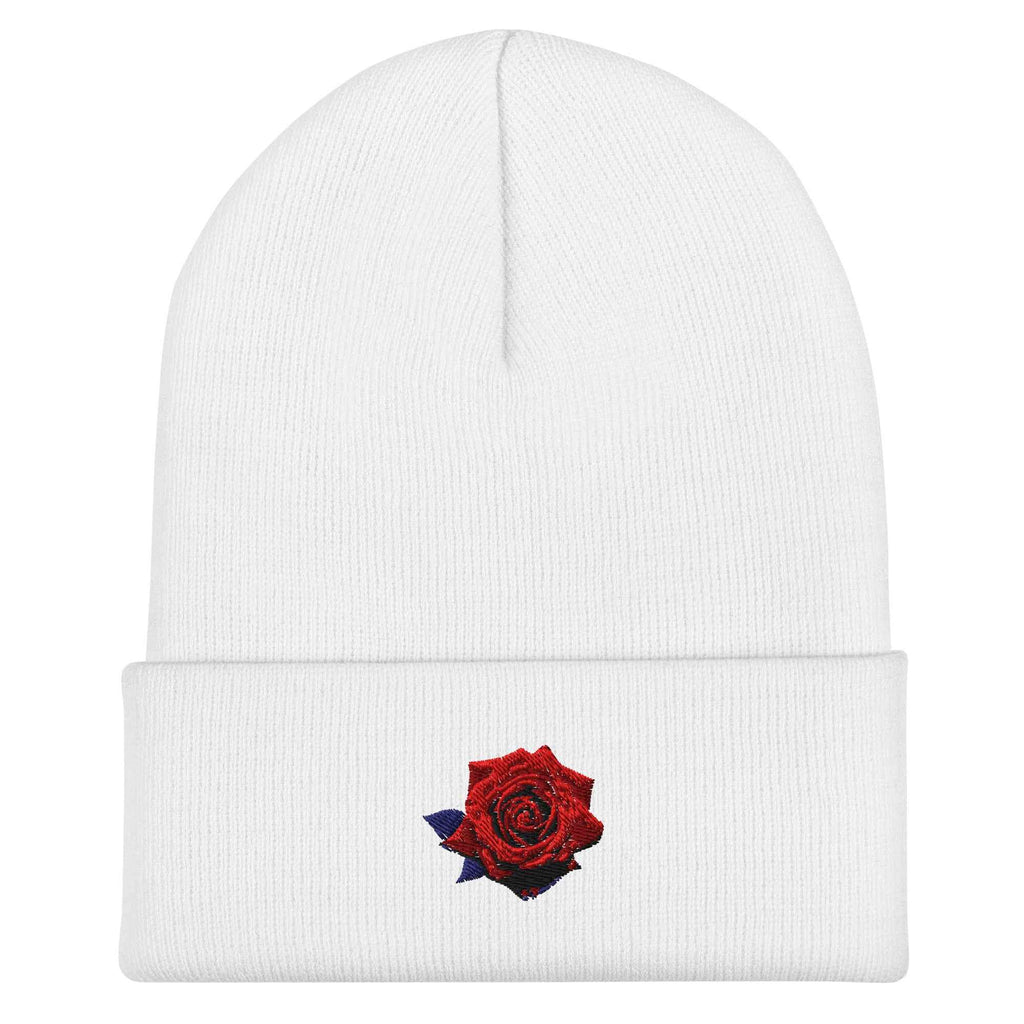 NJ Clothing - Embroidered Rose Toque
