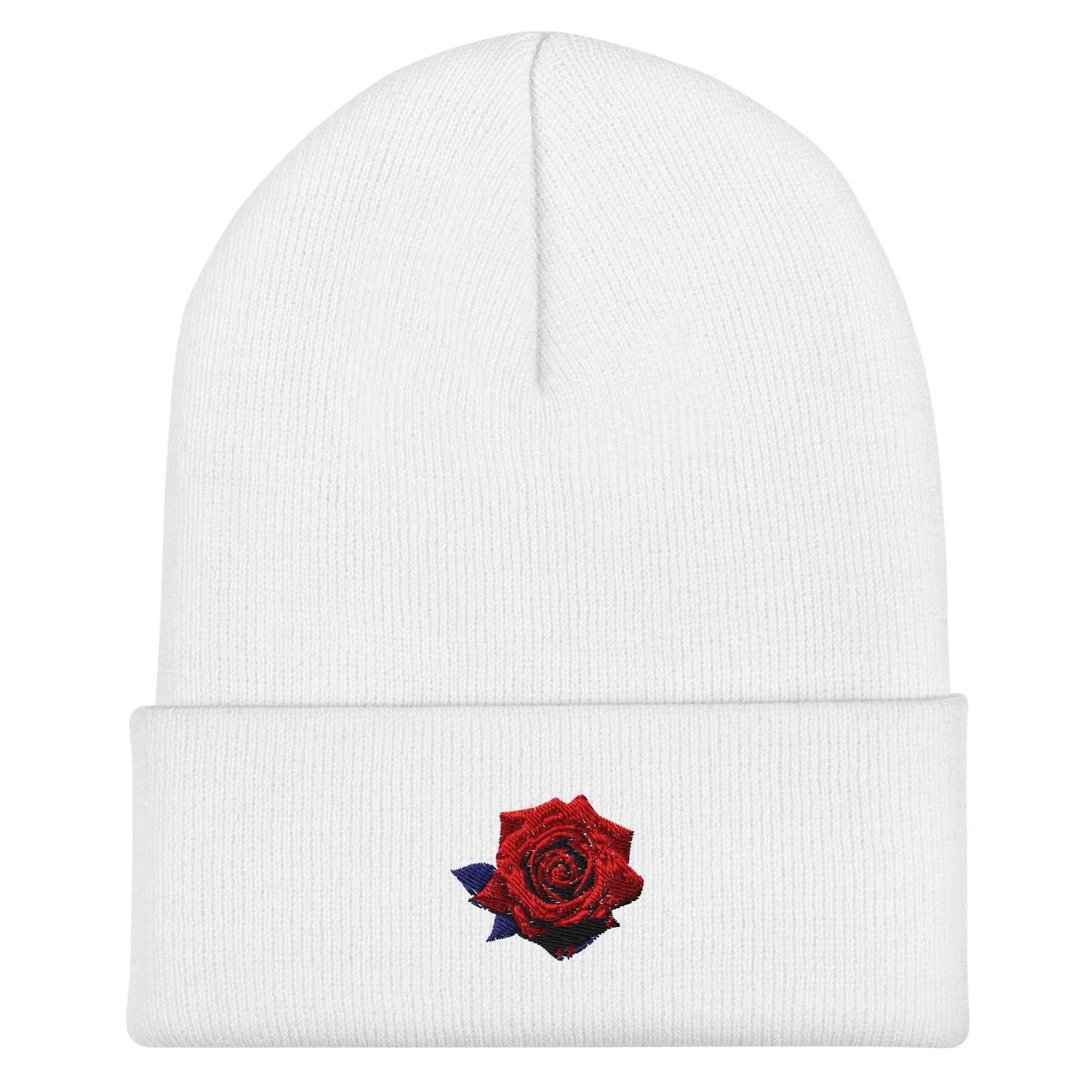 NJ Clothing - Embroidered Rose Toque